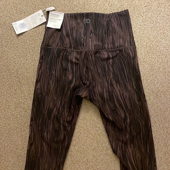 CALIA Women's Core Essential 7/8 Leggings in Faux Bois Cocoa Dreams Size… - Picture 6 of 10